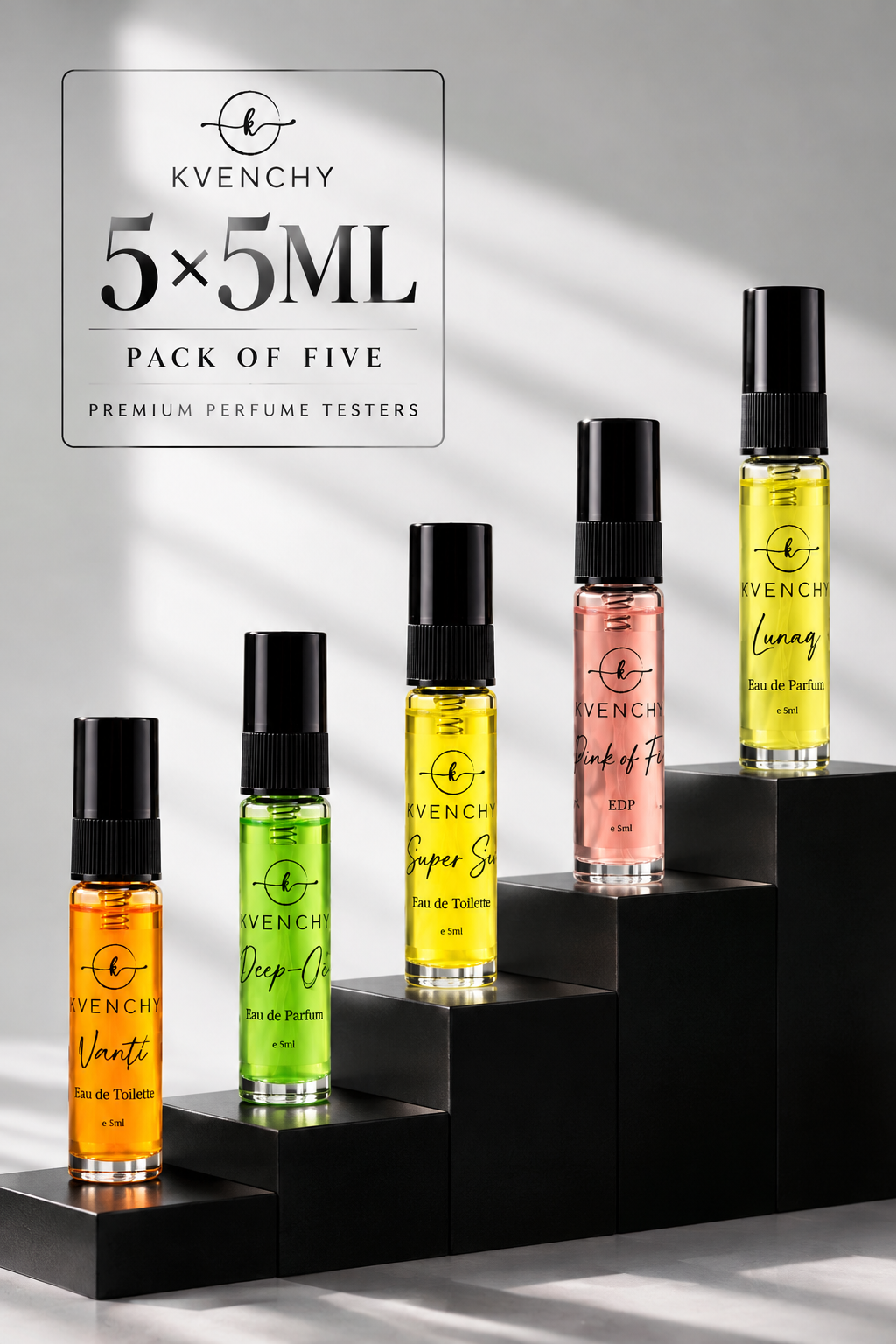 Top 5 Perfume Testers Bundle - 5 ML Each