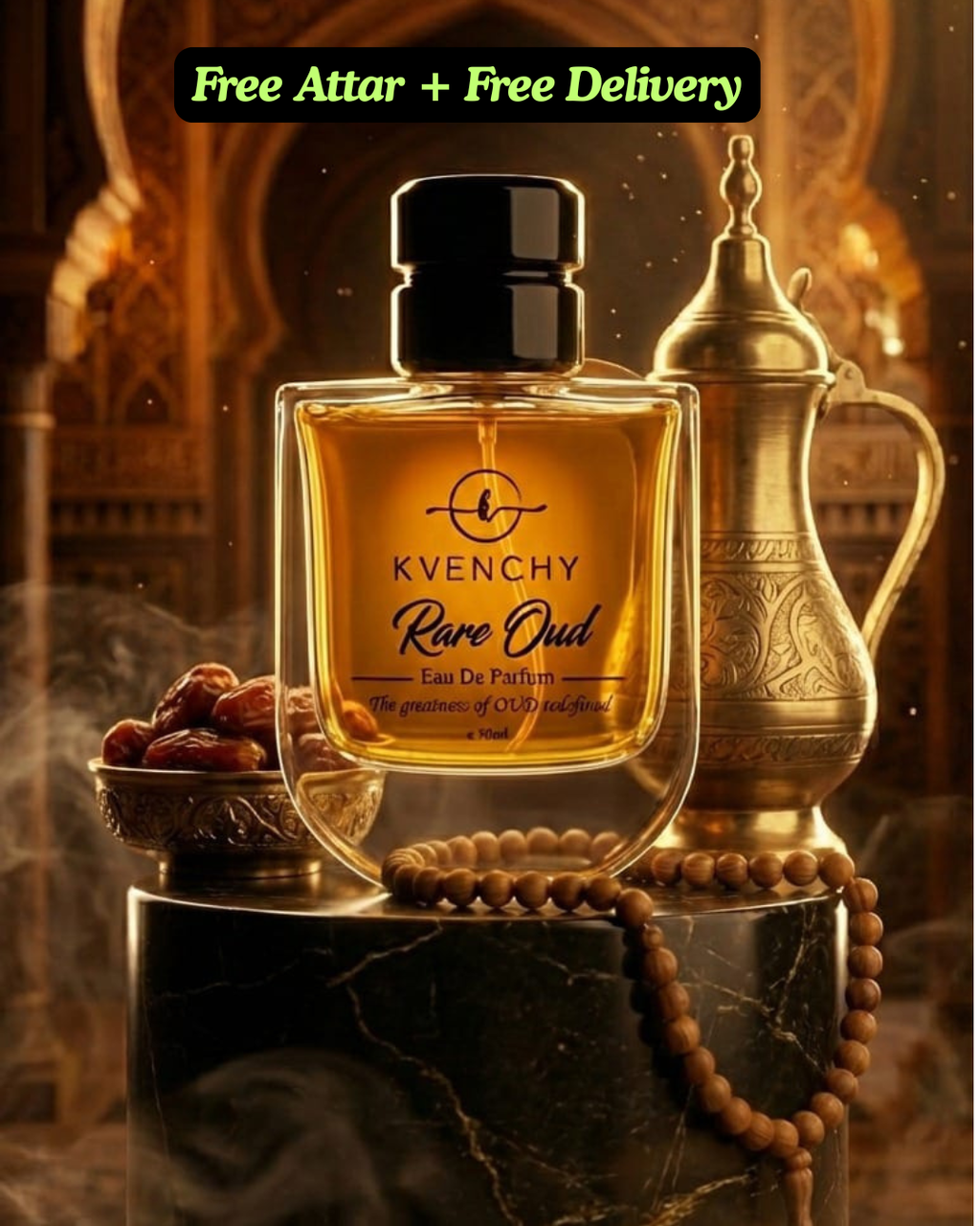 Rare Oud with Free Attar – Parfum Size: Available in 50ml